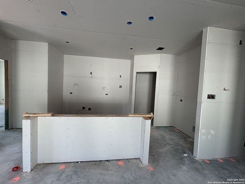 In-progress construction of a new home in The Summit at Saddlebrook Ranch 55's, Schertz, TX (Image 20).