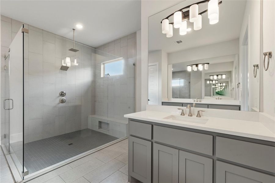 Furnished interior view inside a new home in , Cypress (Image 35).