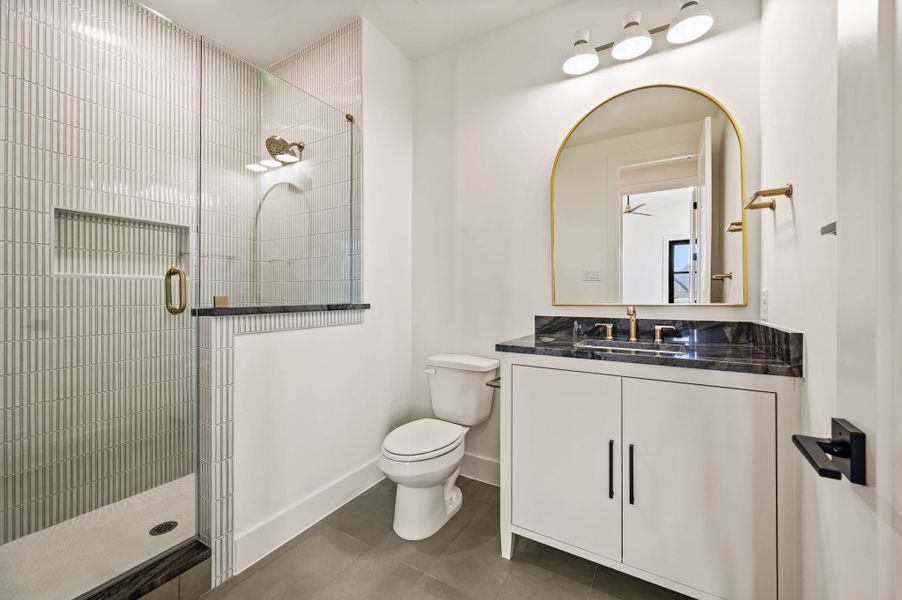 Furnished interior view inside a new home in The Resort on Eagle Mt. Lake, Fort Worth (Image 31).