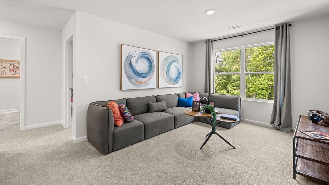 Representative furnished interior of a home built from the Hayden by D.R. Horton in Parkside at Carter Grove, Cartersville (Image 18). Representative furnished interior of a home built from the Hayden by D.R. Horton in Parkside at Carter Grove, Cartersville (Image 18).