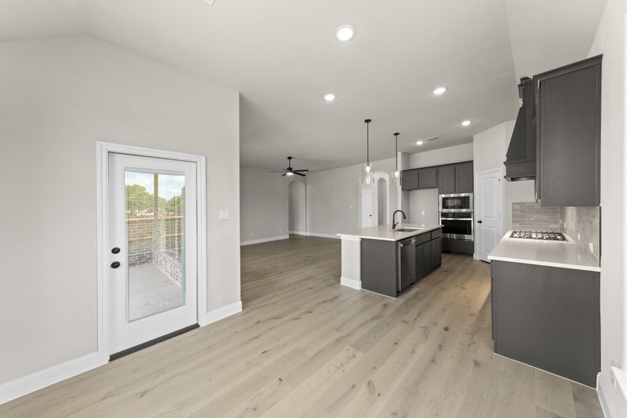 Furnished interior view inside a new home in Lovers Landing, Forney (Image 8).