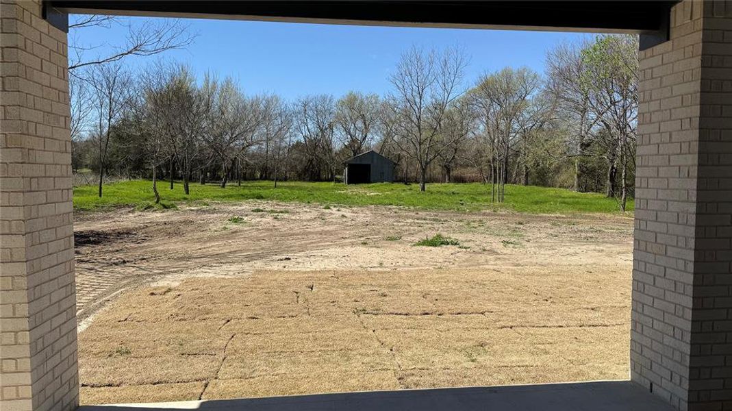 Exterior details and patio area of a home in , Farmersville (Image 3). Exterior details and patio area of a home in , Farmersville (Image 3).