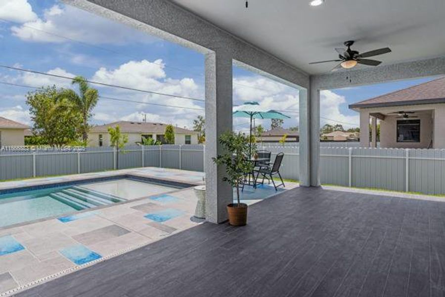 Exterior details and patio area of a home in , Cape Coral (Image 3).