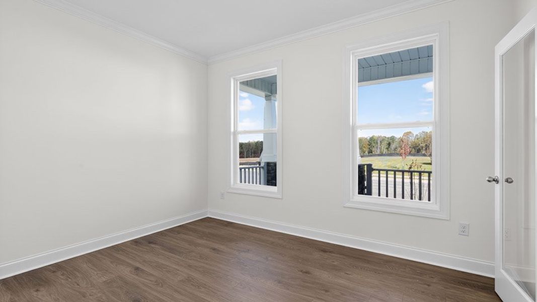 Representative unfurnished interior of a home built from the Hampshire by D.R. Horton in Kalas Falls, Wake Forest (Image 23).