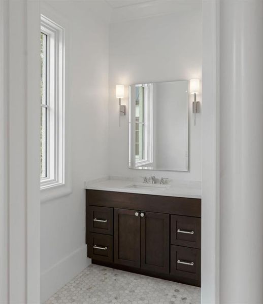 Furnished interior view inside a new home in , Atlanta (Image 9).