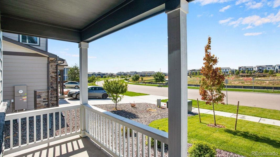 Exterior details and patio area of a home in Mallard Ridge, Johnstown (Image 19).