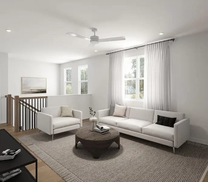 Furnished interior view inside a new home in , Tampa (Image 4).