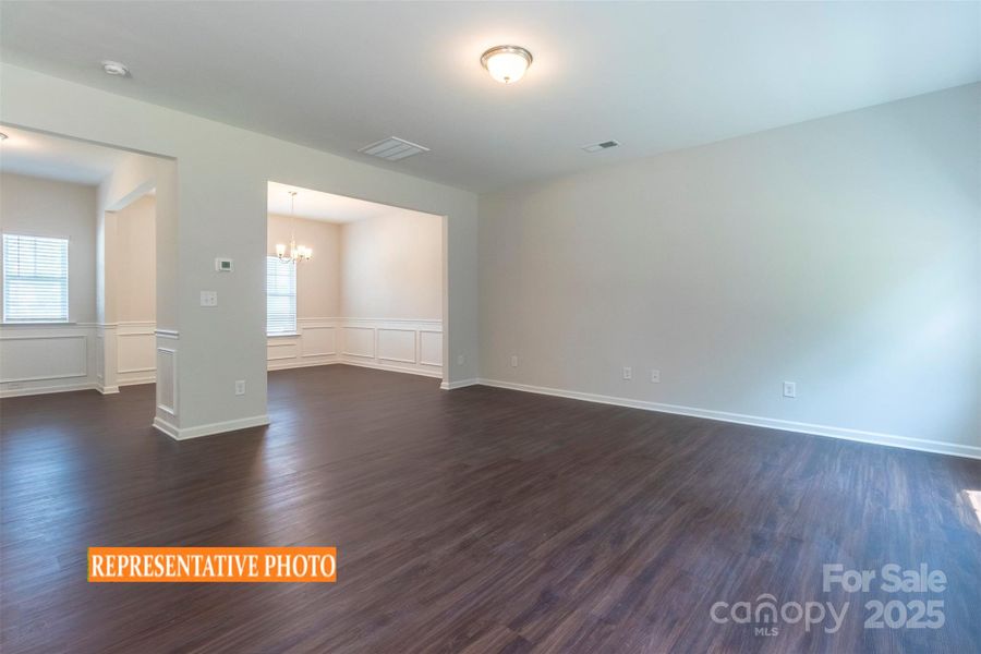 Spacious, unfurnished interior of a new home in Cedar Meadows, Monroe (Image 22).