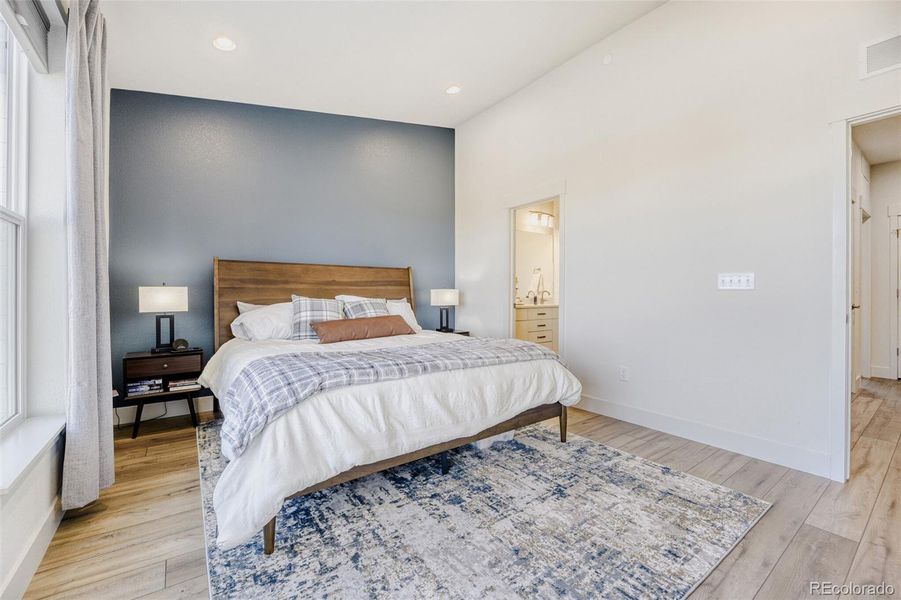 Furnished interior view inside a new home in Lyric at RidgeGate, Parker (Image 18).