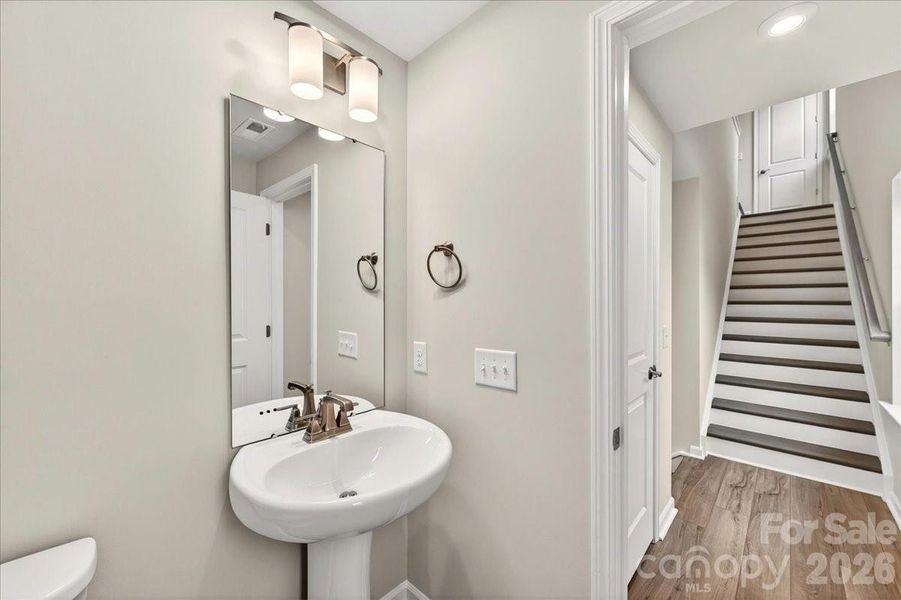 First floor powder room First floor powder room