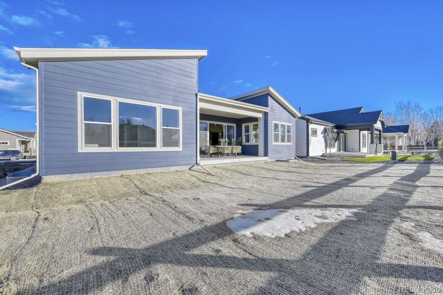 Exterior details and patio area of a home in , Broomfield (Image 20).