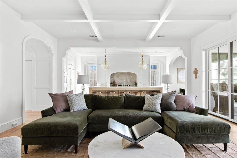 Furnished interior view inside a new home in , Dallas (Image 6).