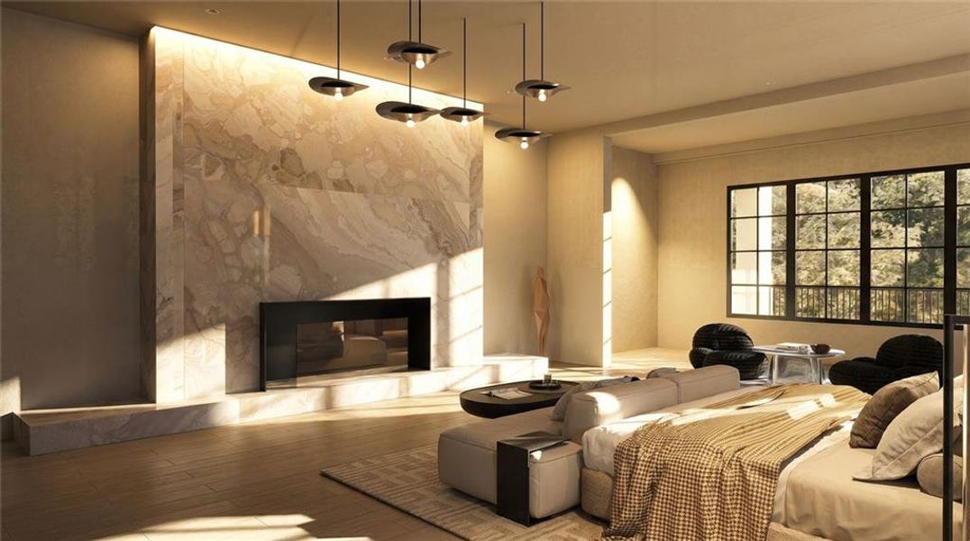 Furnished interior view inside a new home in , Alpharetta (Image 19).