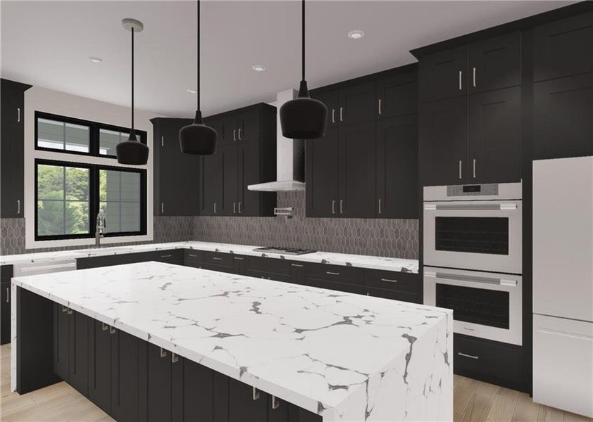 Furnished interior view inside a new home in Wills Overlook, Alpharetta (Image 5). Furnished interior view inside a new home in Wills Overlook, Alpharetta (Image 5).