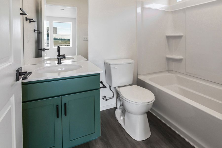 Furnished interior view inside a new home in Bloom, Fort Collins (Image 13).