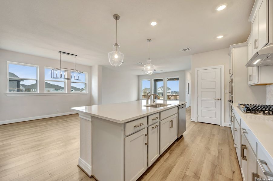 Furnished interior view inside a new home in The Crossvine 45’, Schertz (Image 10).