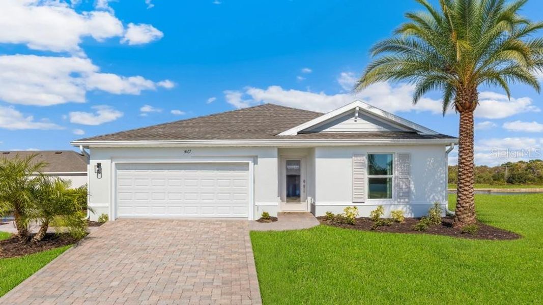 Front exterior of a new home in , Port Charlotte, FL, highlighting curb appeal (Image 1). Front exterior of a new home in , Port Charlotte, FL, highlighting curb appeal (Image 1).