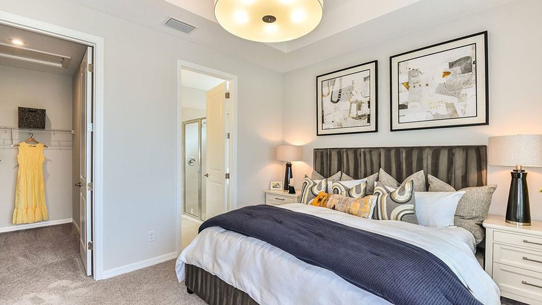 Furnished interior view inside a new home in Indigo Creek, Apollo Beach (Image 16).