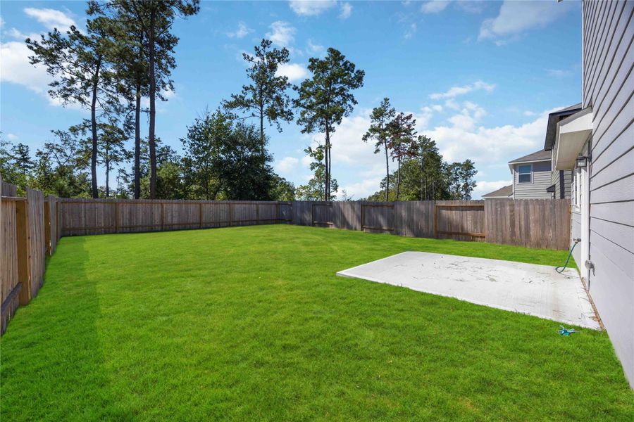 Exterior details and patio area of a home in Townsend Reserve, Splendora (Image 3). Exterior details and patio area of a home in Townsend Reserve, Splendora (Image 3).