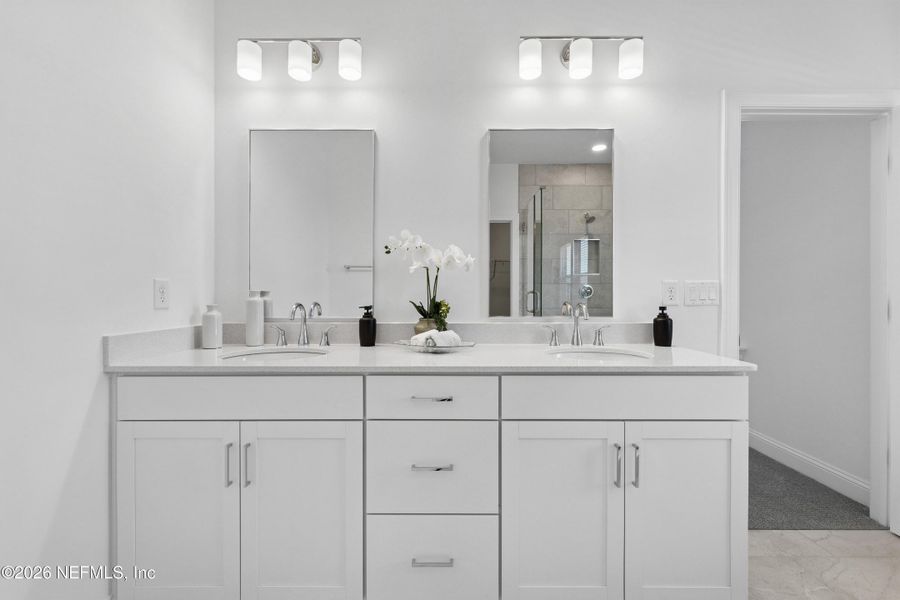 Furnished interior view inside a new home in , St. Augustine (Image 7).