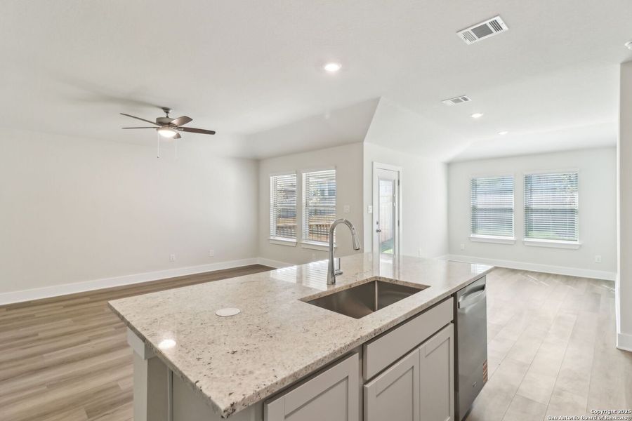 Furnished interior view inside a new home in Comanche Ridge, San Antonio (Image 12).