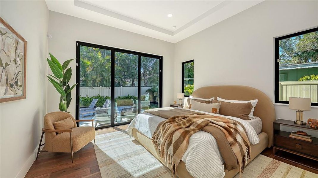 Furnished interior view inside a new home in , Sarasota (Image 43).