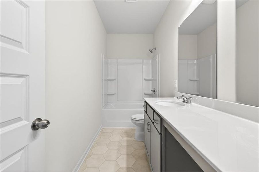 Furnished interior view inside a new home in Garrett Preserve, Douglasville (Image 10).