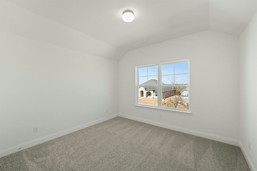 Representative unfurnished interior of a home built from the Cherry by Kindred Homes in Westside Preserve, Midlothian (Image 55).