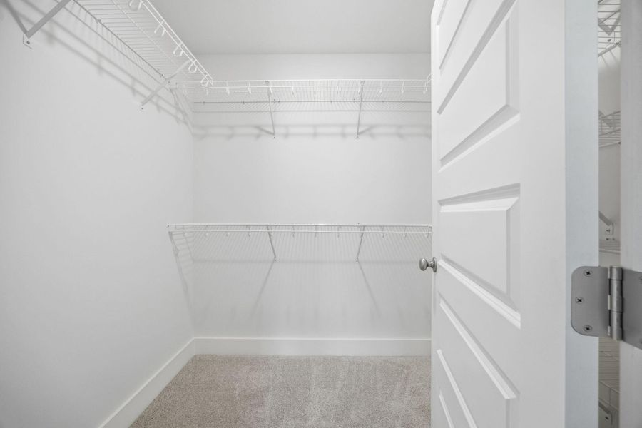 Spacious Walk In Closet in The Anderson Home