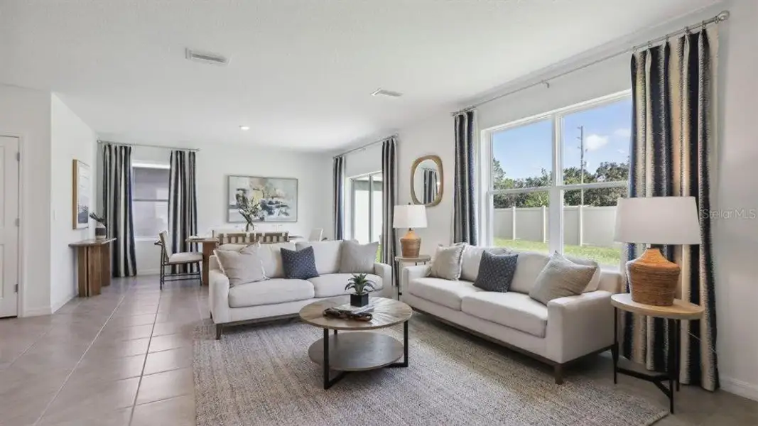 Furnished interior view inside a new home in Berry Bay, Wimauma (Image 6). Furnished interior view inside a new home in Berry Bay, Wimauma (Image 6).