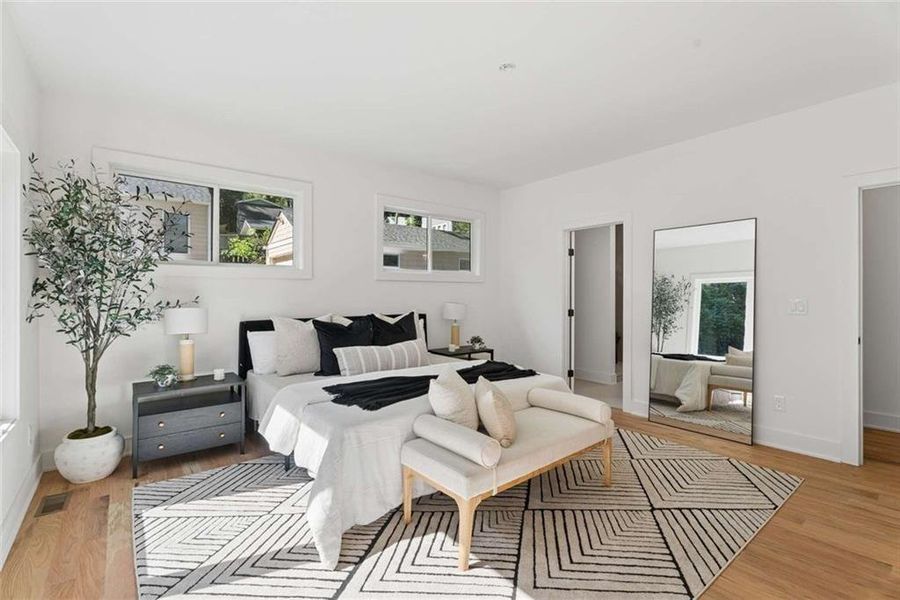Furnished interior view inside a new home in , Atlanta (Image 16).