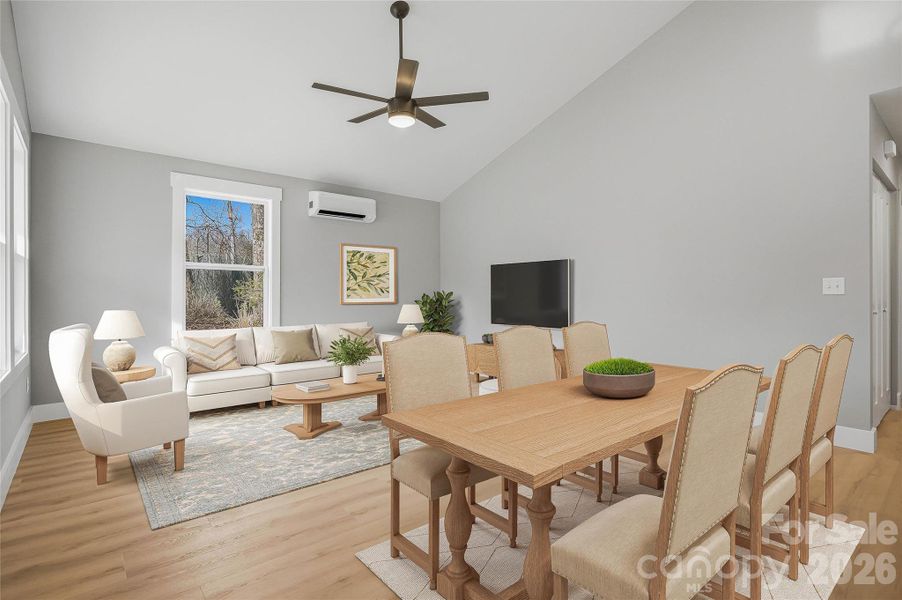 Furnished interior view inside a new home in , Asheville (Image 14).