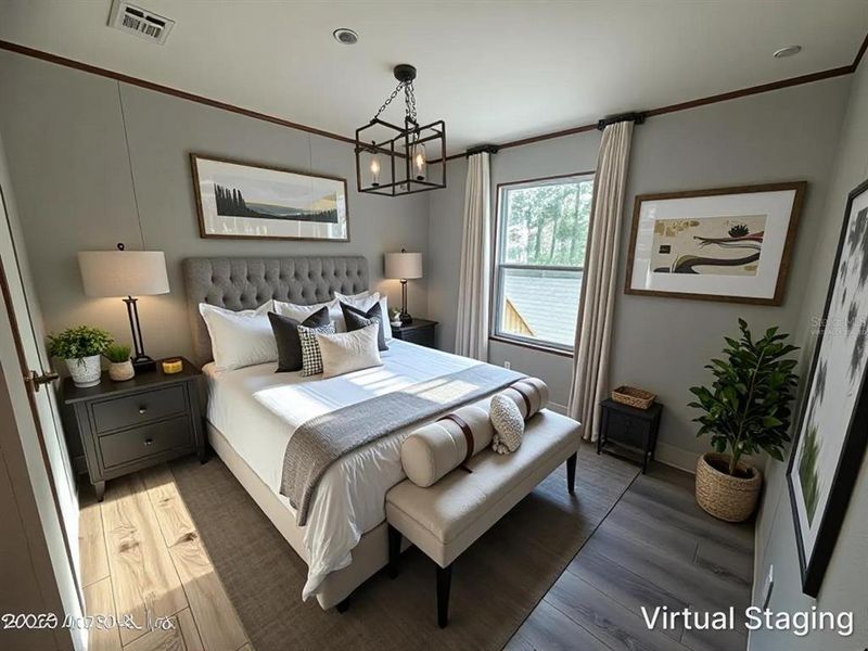 Furnished interior view inside a new home in , Interlachen (Image 11).