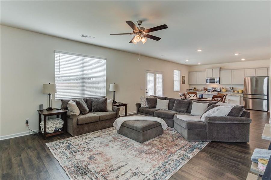 Furnished interior view inside a new home in Twin Lakes, Hoschton (Image 8).