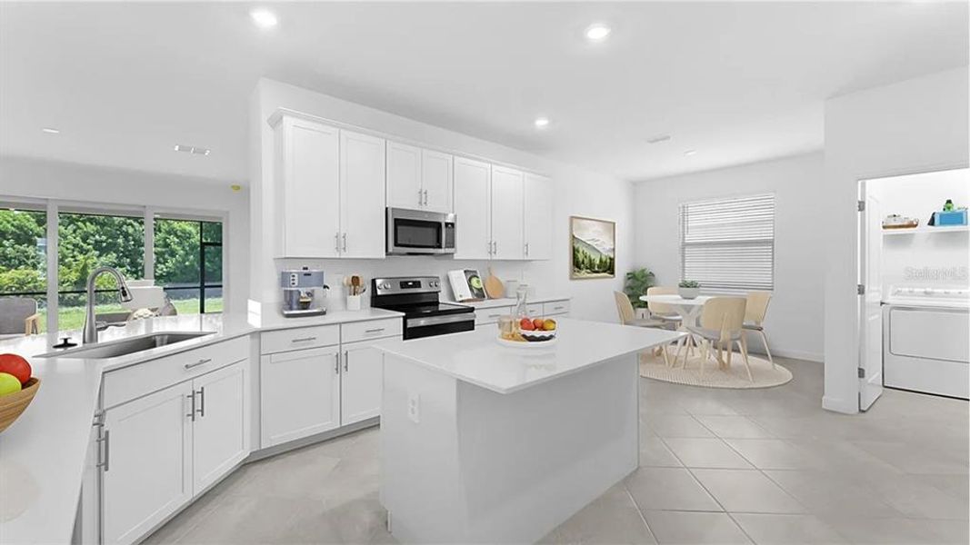 Furnished interior view inside a new home in Rye Ranch, Parrish (Image 5).
