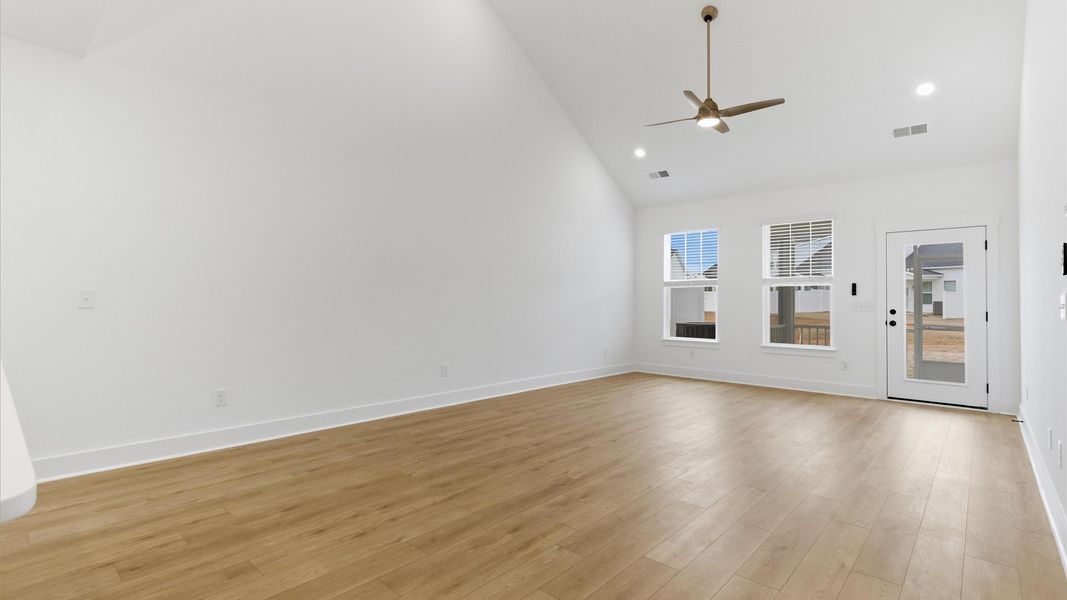 Furnished interior view inside a new home in Village at Midway, Anderson (Image 7).