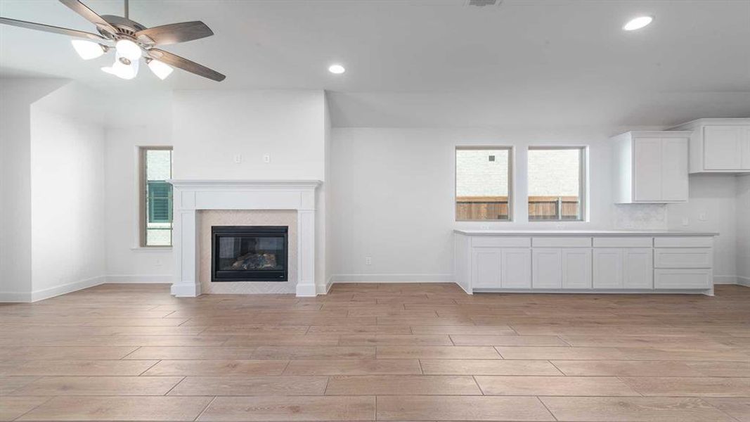 Spacious, unfurnished interior of a new home in The Parks At Wilson Creek 40', Celina (Image 21). Spacious, unfurnished interior of a new home in The Parks At Wilson Creek 40', Celina (Image 21).