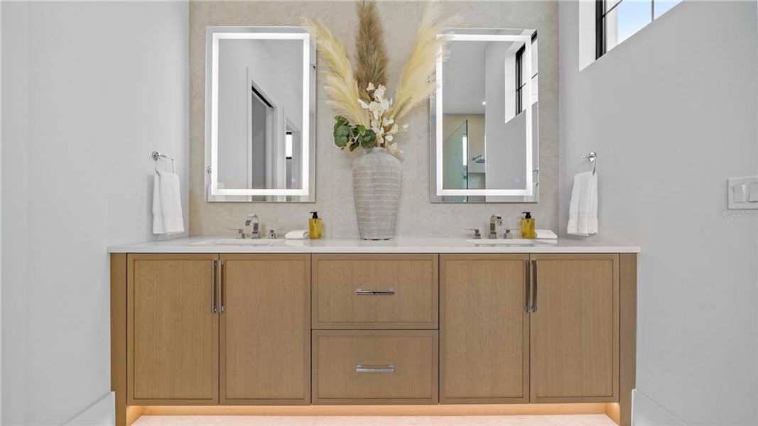 Furnished interior view inside a new home in , Sarasota (Image 37).