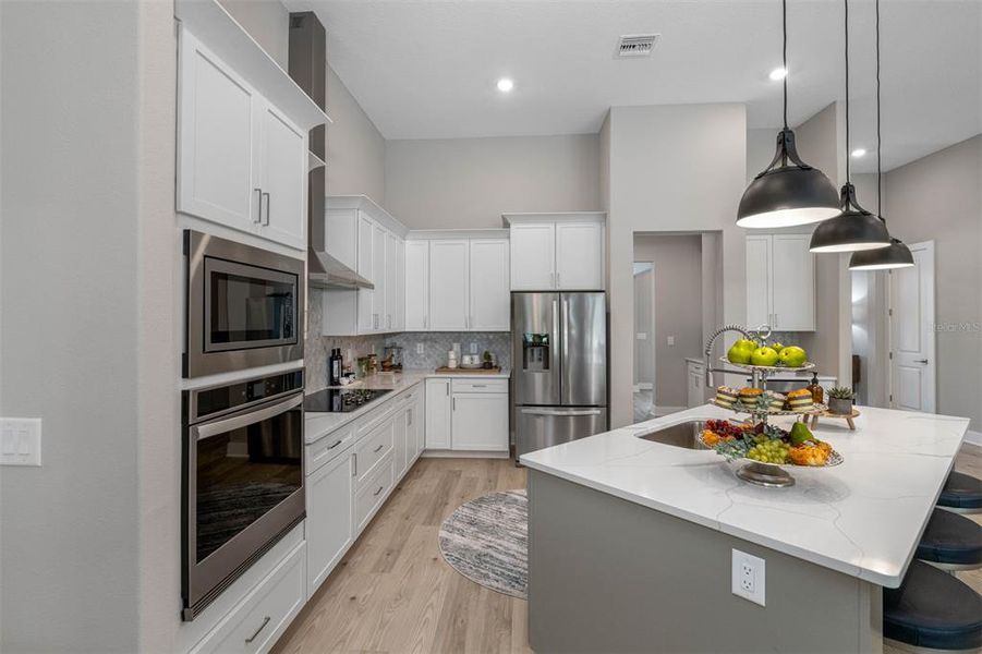Furnished interior view inside a new home in Bella Terra, Hudson (Image 4).