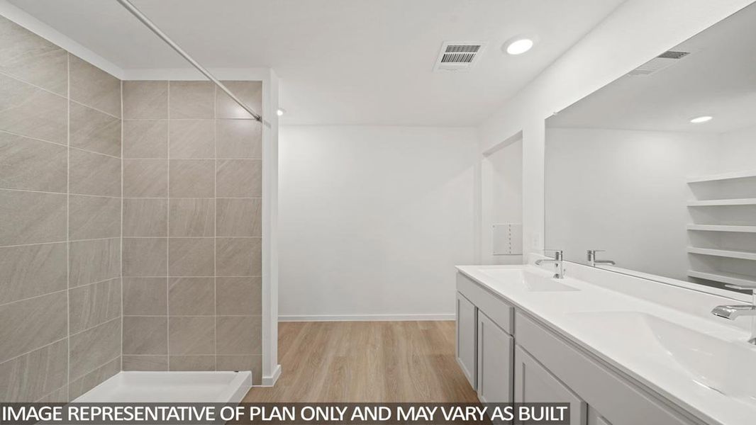 Furnished interior view inside a new home in Harrington Trails at The Canopies, Splendora (Image 4).