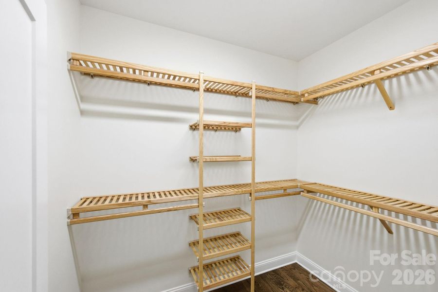 Walk-in Primary Closet Walk-in Primary Closet