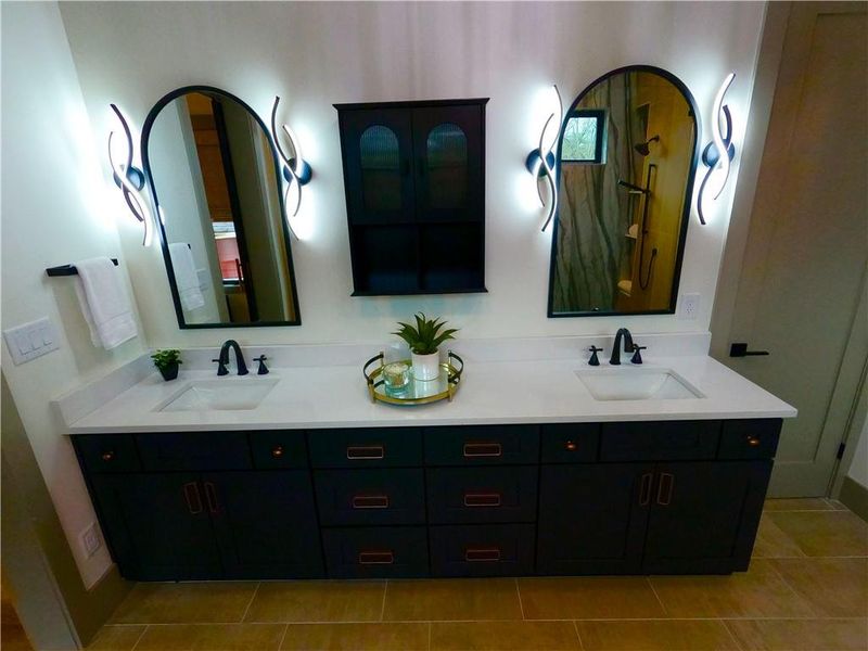 Furnished interior view inside a new home in , Alpharetta (Image 7).