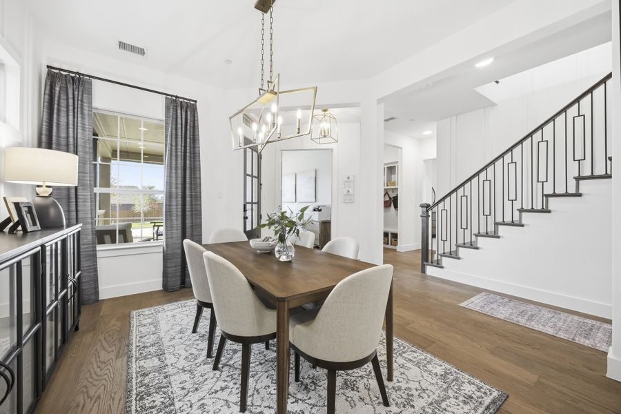 Furnished interior view inside a new home in Providence Cove, McKinney (Image 10).