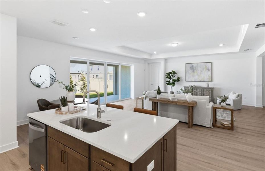 Furnished interior view inside a new home in Riverwood, Zephyrhills (Image 16).