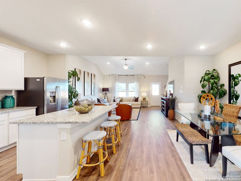 Furnished interior view inside a new home in Blue Ridge Ranch, San Antonio (Image 19). Furnished interior view inside a new home in Blue Ridge Ranch, San Antonio (Image 19).