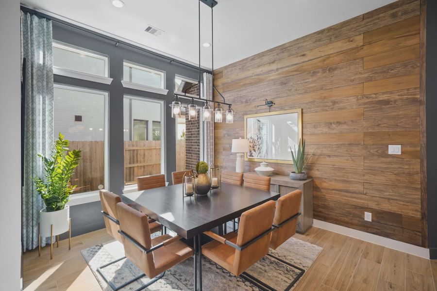 Representative furnished interior of a home built from the Silas by Chesmar Homes in Gregg Ranch, Marble Falls (Image 5).