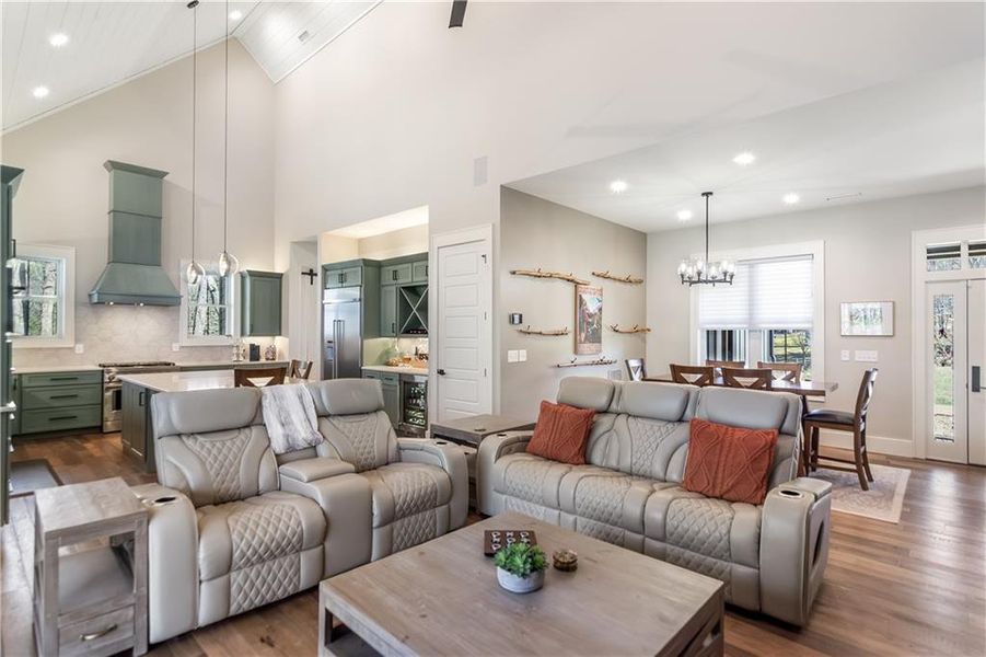 Furnished interior view inside a new home in , Ellijay (Image 33).
