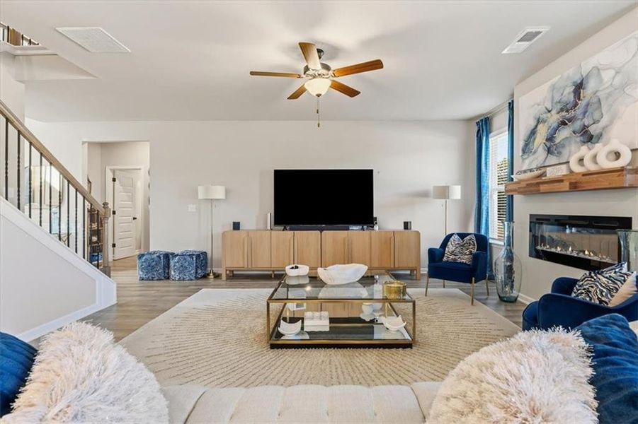 Furnished interior view inside a new home in , Locust Grove (Image 19). Furnished interior view inside a new home in , Locust Grove (Image 19).