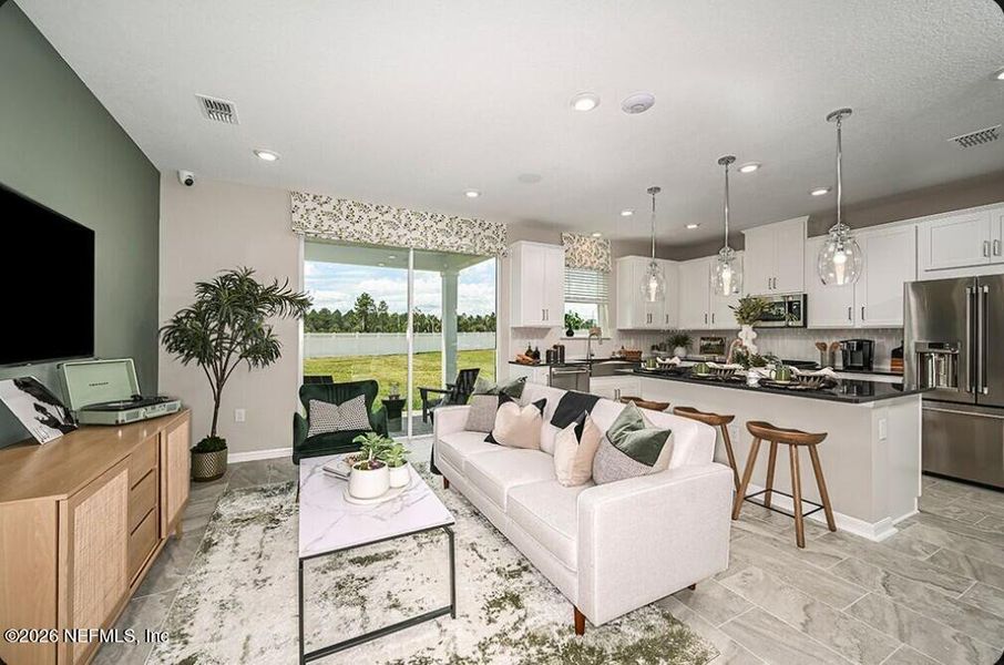 Furnished interior view inside a new home in , St. Augustine (Image 4).