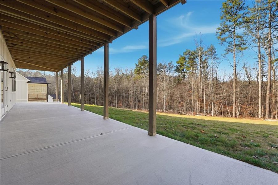 Exterior details and patio area of a home in , Cumming (Image 36).